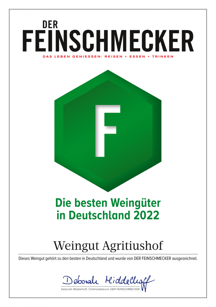 Weingut Agritiushof - Feinschmecker 2022