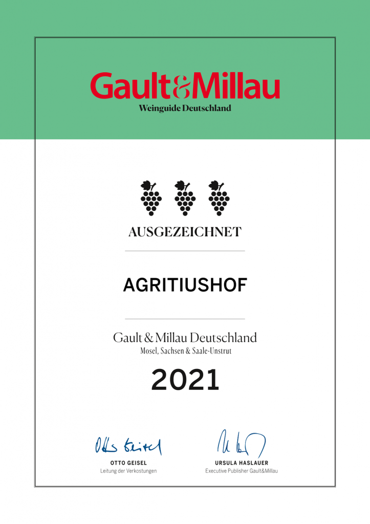 Weingut Agritiushof - Gault & Millau 2021